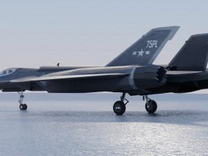 General Dynamics F-34 Lynx concept fighter 3D 모델