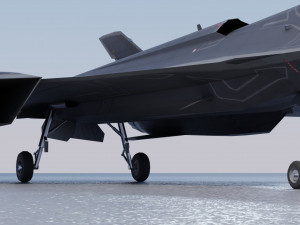 General Dynamics F-34 Lynx concept fighter 3D 모델