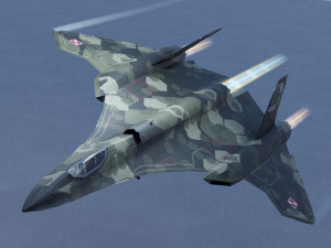 General Dynamics F-34 Lynx concept fighter 3D 모델