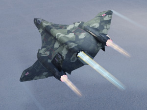 General Dynamics F-34 Lynx concept fighter 3D 모델