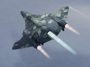 General Dynamics F-34 Lynx concept fighter 3D Model