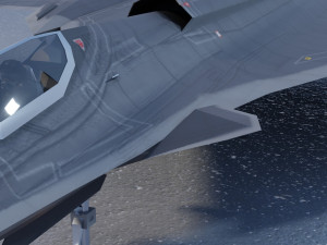 General Dynamics F-34 Lynx concept fighter 3D 모델