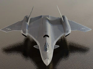 General Dynamics F-34 Lynx concept fighter 3D Model