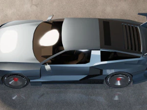 Hyundai N Vision 74 3D Model