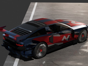Hyundai N Vision 74 Modelo 3D