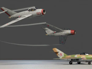 Mikoyan-Gurevich MIG-15 Fagot 3D Model