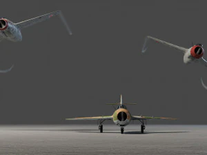 Mikoyan-Gurevich MIG-15 Fagot 3D Model