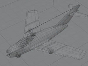 Mikoyan-Gurevich MIG-15 Fagot 3D Модель