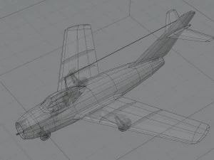 Mikoyan-Gurevich MIG-15 Fagot 3D Model
