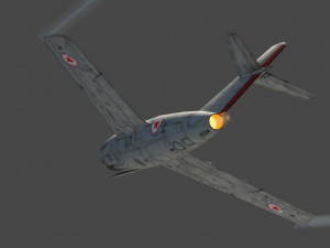 Mikoyan-Gurevich MIG-15 Fagot 3D Модель