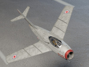 Mikoyan-Gurevich MIG-15 Fagot 3D Модель