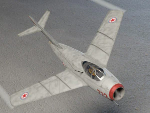 Mikoyan-Gurevich MIG-15 Fagot 3D Model