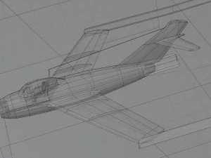 Mikoyan-Gurevich MIG-15 Fagot 3D Model