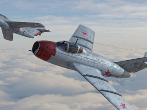 Mikoyan-Gurevich MIG-15 Fagot 3D Модель