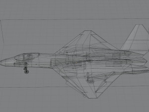 Northrop YF-23 Black Widow 3D 模型