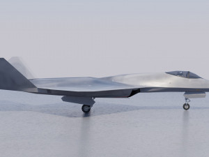 Northrop YF-23 Black Widow 3D 模型