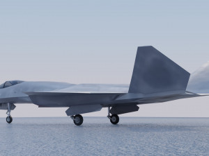 Northrop YF-23 Black Widow 3D 模型