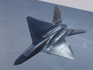 Northrop YF-23 Black Widow 3D 模型