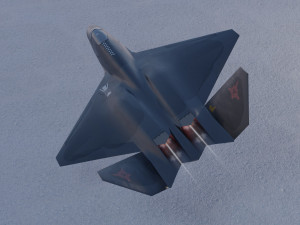 Northrop YF-23 Black Widow 3D 模型