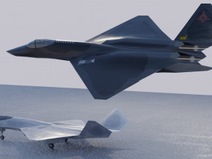Northrop YF-23 Black Widow 3D 模型