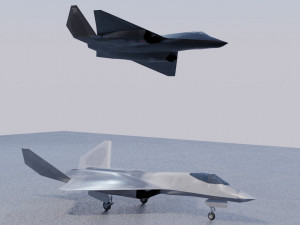 Northrop YF-23 Black Widow 3D 模型