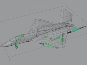 Northrop YF-23 Black Widow 3D 模型