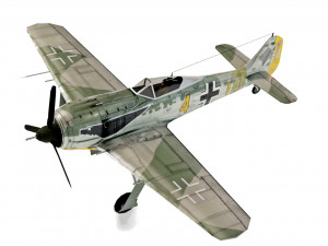 Focke-Wulf FW-190 Shrike 3D Model