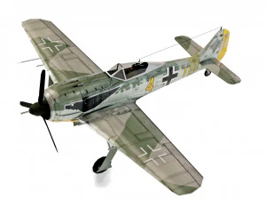 포케불프 FW-190 Shrike 3D 모델