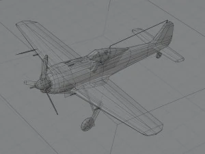 Focke-Wulf FW-190 Shrike 3D Model