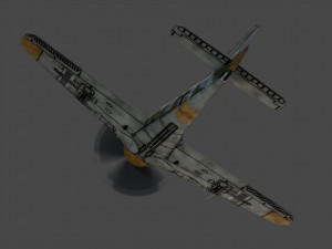 Focke-Wulf FW-190 Shrike 3D 模型