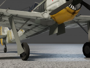 Focke-Wulf FW-190 Shrike 3D 模型