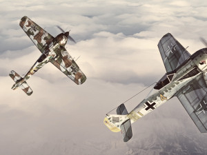 Focke-Wulf FW-190 Shrike 3D 模型