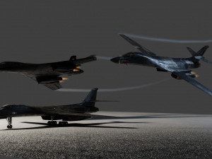 Rockwell B-1B Lance 3D 模型