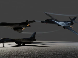Rockwell B-1B Lance 3D Model