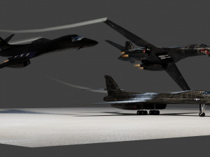 Rockwell B-1B Lance 3D 模型