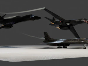 Rockwell B-1B Lance 3D Model