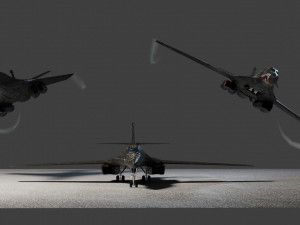 Rockwell B-1B Lance 3D 模型