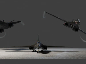 Rockwell B-1B Lance 3D Model