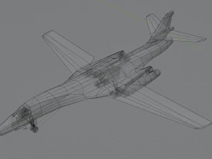 Rockwell B-1B Lance 3D Model