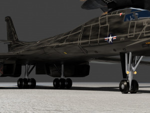 Rockwell B-1B Lance 3D 模型