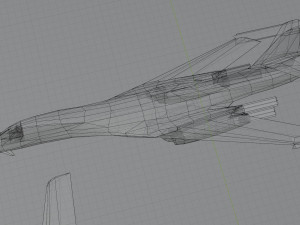 Rockwell B-1B Lance 3D 模型