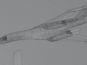 Rockwell B-1B Lance 3D Model