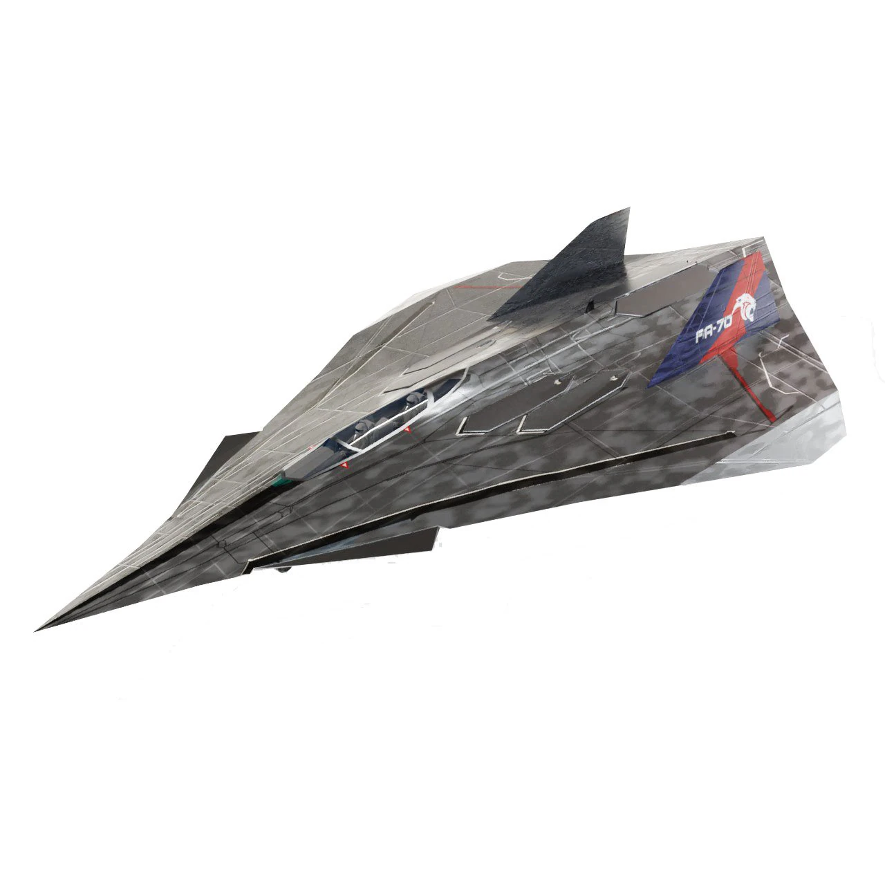 Lockheed EFX-70 Panther 2 concept interceptor 3D Model .c4d .max .obj .3ds .fbx .stl .blend 
