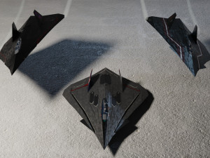 Lockheed EFX-70 Panther 2 concept interceptor Modello 3D