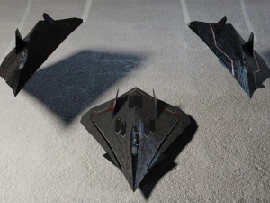 Lockheed EFX-70 Panther 2 concept interceptor 3D Model