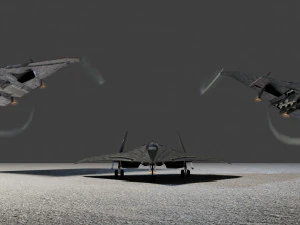 Lockheed EFX-70 Panther 2 concept interceptor 3D Model