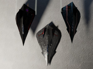 Lockheed EFX-70 Panther 2 concept interceptor Modello 3D