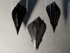 Lockheed EFX-70 Panther 2 concept interceptor 3D Model
