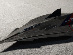Lockheed EFX-70 Panther 2 concept interceptor Modello 3D