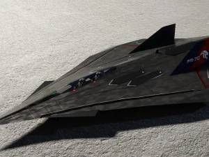 Lockheed EFX-70 Panther 2 concept interceptor 3D Model